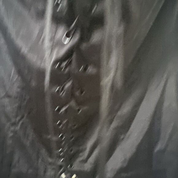 Satin Corset Top Black Women’s Large Forever 21 Goth - Picture 6 of 10